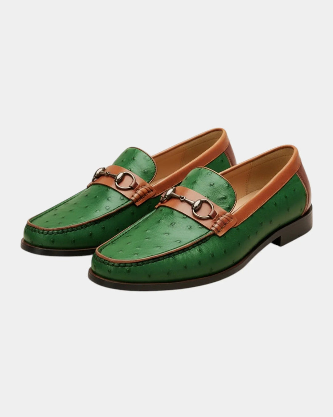 Darvael | Homme Mocassin Cuir Exotique Mors - Brown - Image 9
