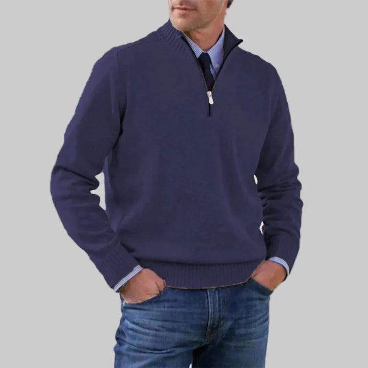 Darvell | Homme Pull Col Zippé Demi-Zip - Image 5