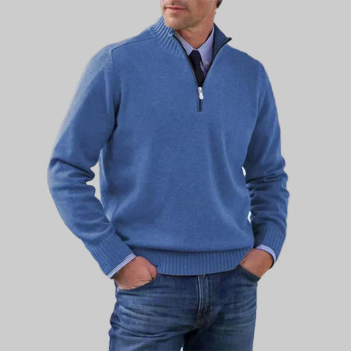Darvell | Homme Pull Col Zippé Demi-Zip - Image 6