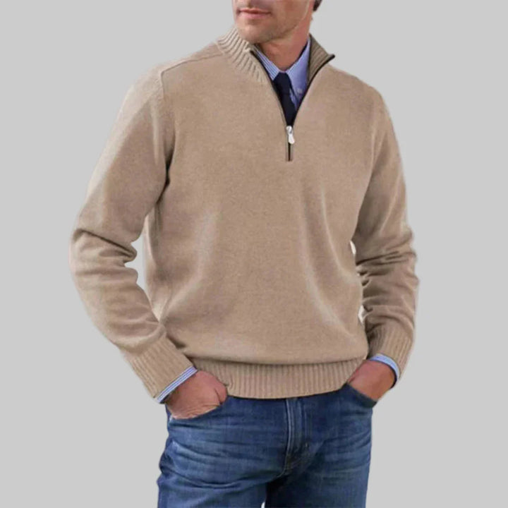Darvell | Homme Pull Col Zippé Demi-Zip - Image 7