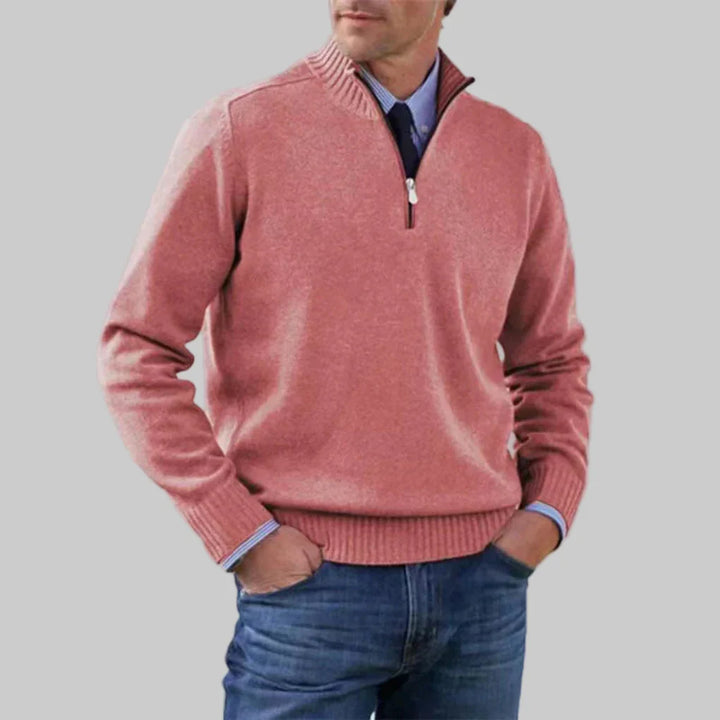 Darvell | Homme Pull Col Zippé Demi-Zip - Image 8
