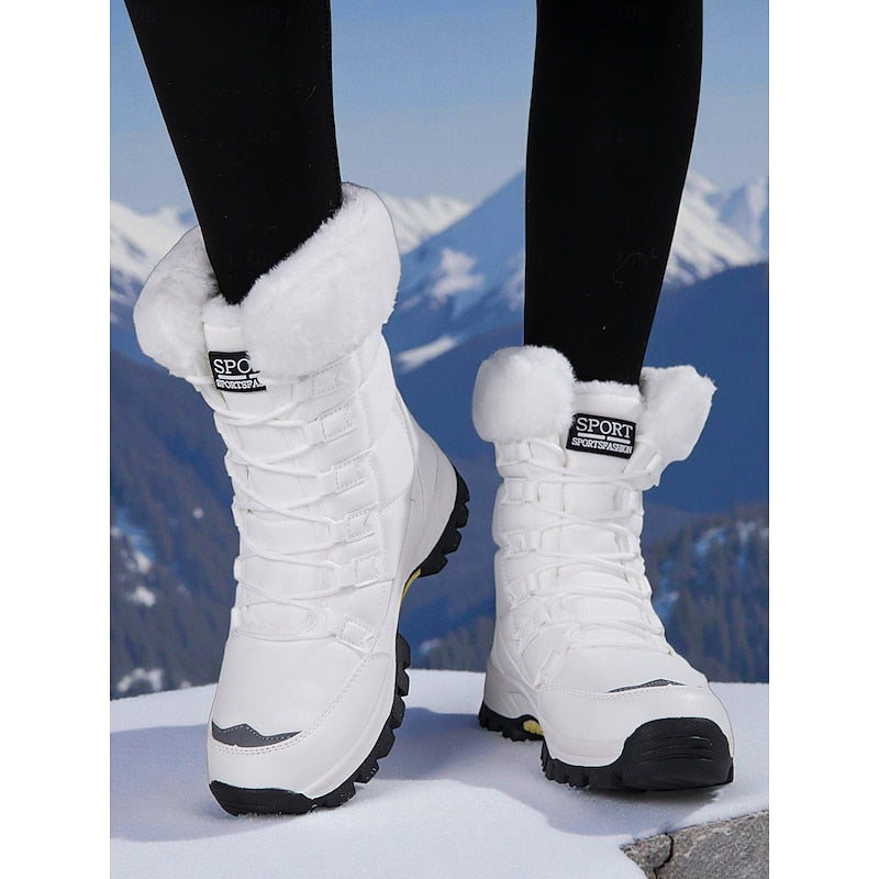 Darvelle | Bottes de Neige Femme Imperméables Fourrées - White - Image 1
