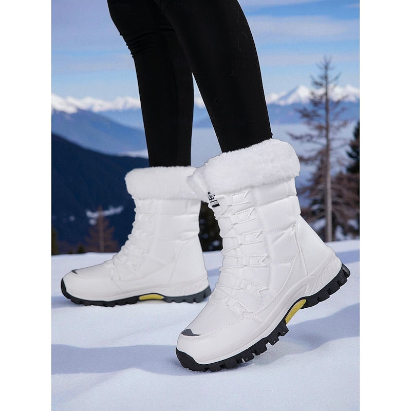 Darvelle | Bottes de Neige Femme Imperméables Fourrées - White - Image 2