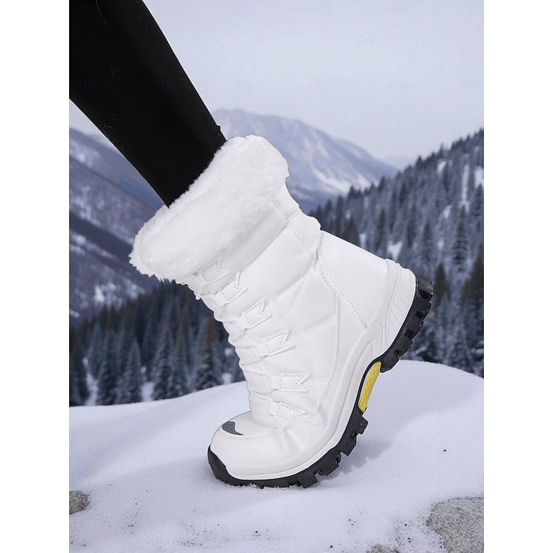 Darvelle | Bottes de Neige Femme Imperméables Fourrées - White - Image 3