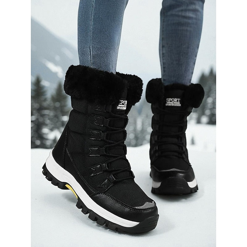 Darvelle | Bottes de Neige Femme Imperméables Fourrées - White - Image 7