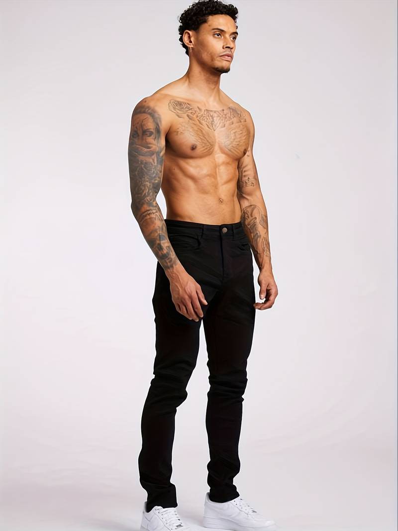 Darvon | Homme Jean Slim Fit Cinq Poches - Blue - Image 3