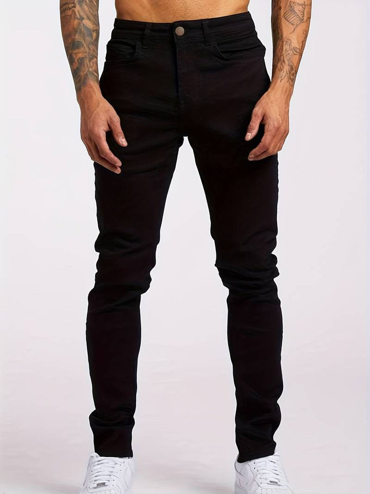 Darvon | Homme Jean Slim Fit Cinq Poches - Blue - Image 4