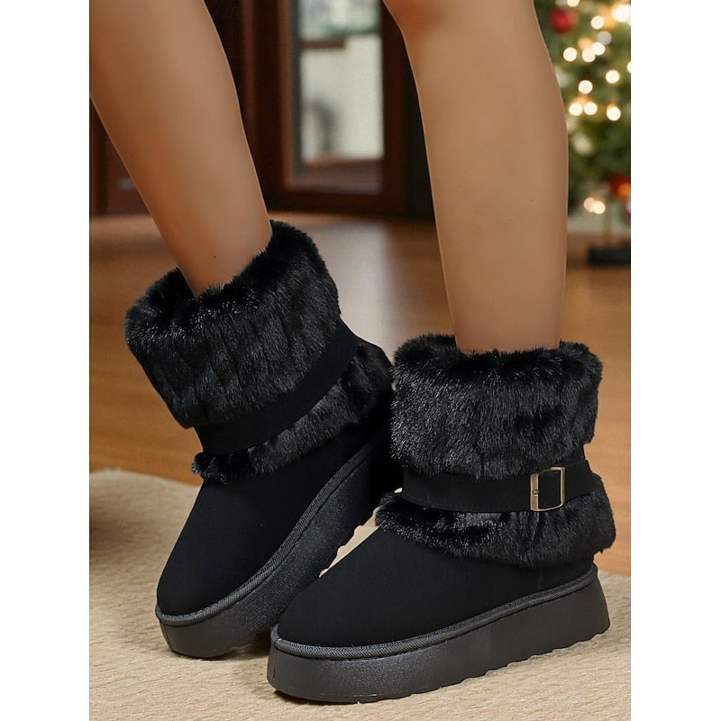 Zolvhène | Femme Bottes de Neige Fourrure Hiver — vue 10