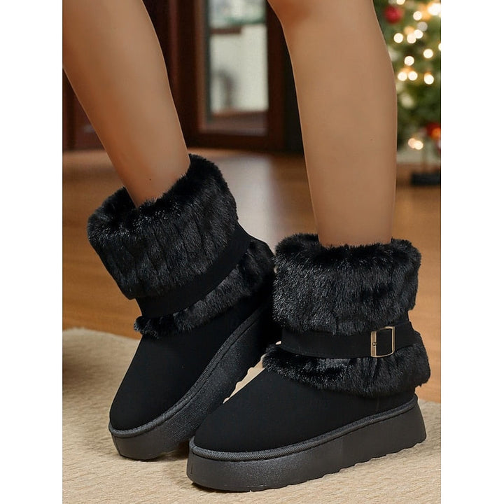 Zolvhène | Femme Bottes de Neige Fourrure Hiver — vue 10