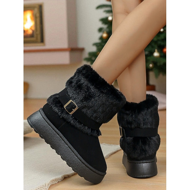 Zolvhène | Femme Bottes de Neige Fourrure Hiver — vue 12