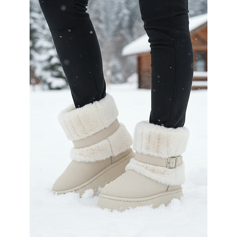 Zolvhène | Femme Bottes de Neige Fourrure Hiver — vue 7