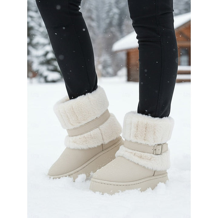 Zolvhène | Femme Bottes de Neige Fourrure Hiver — vue 7