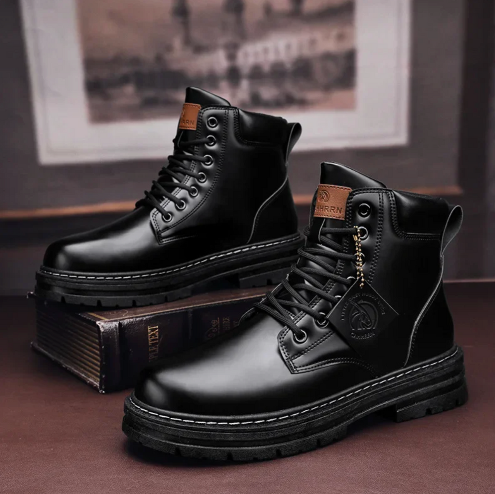 Delvorn | Homme Bottines à Lacets Montantes - Image 2