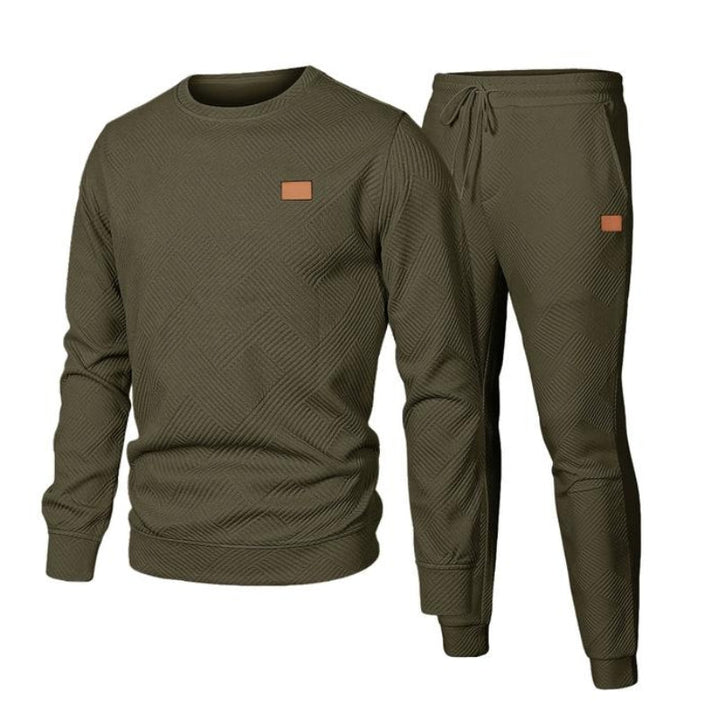 Delvorn | Homme Ensemble Deux Pièces Sweat et Jogging - Black - Image 6