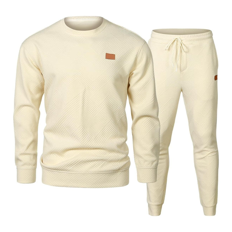 Delvorn | Homme Ensemble Deux Pièces Sweat et Jogging - Black - Image 8