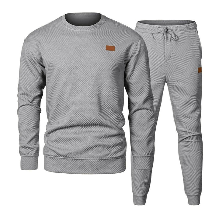 Delvorn | Homme Ensemble Deux Pièces Sweat et Jogging - Black - Image 9