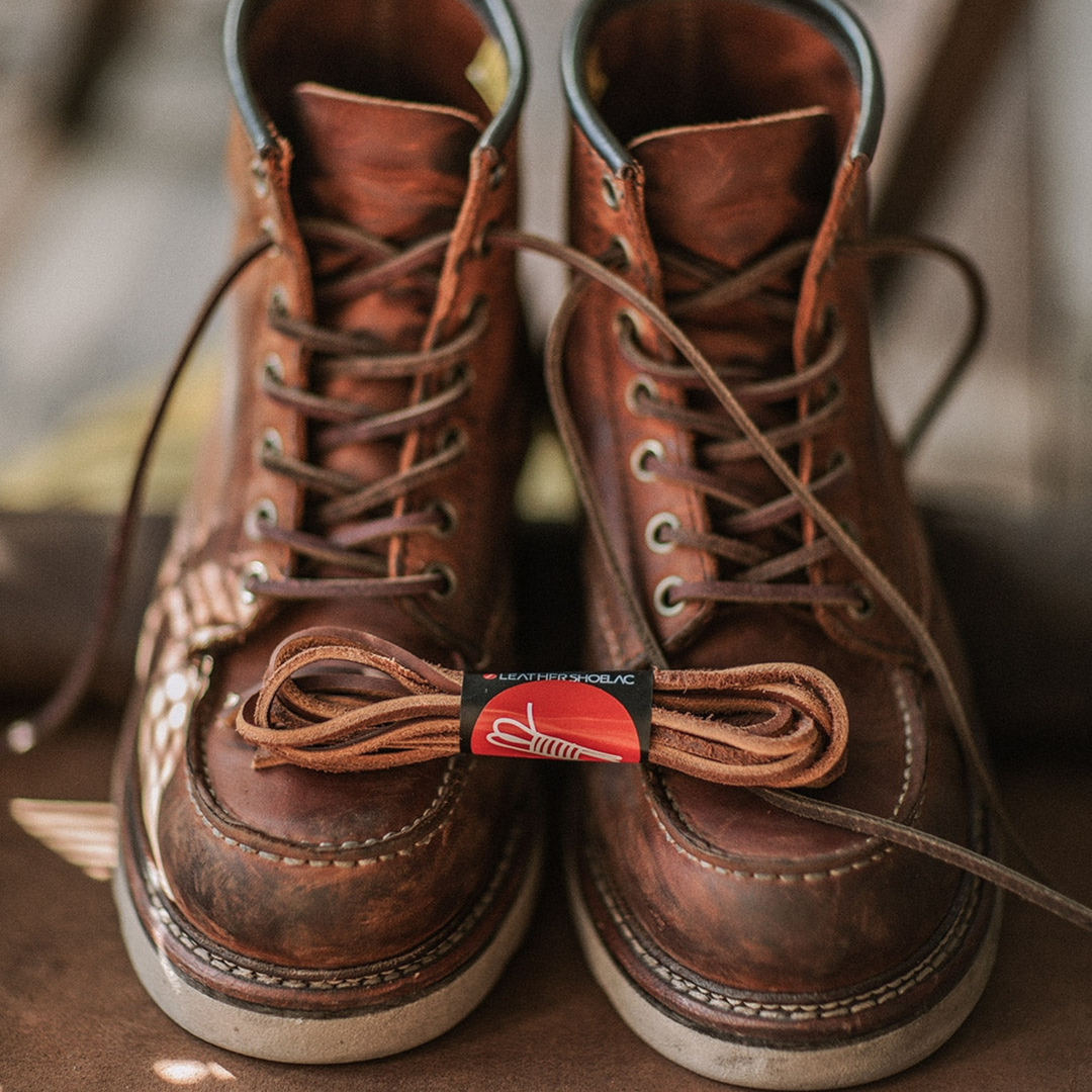 Delvort | Bottines Homme Cuir à Lacets Bout Mocassin - Brown - Image 2