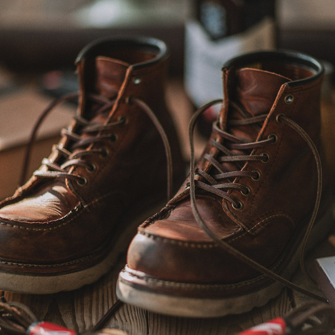 Delvort | Bottines Homme Cuir à Lacets Bout Mocassin - Brown - Image 8
