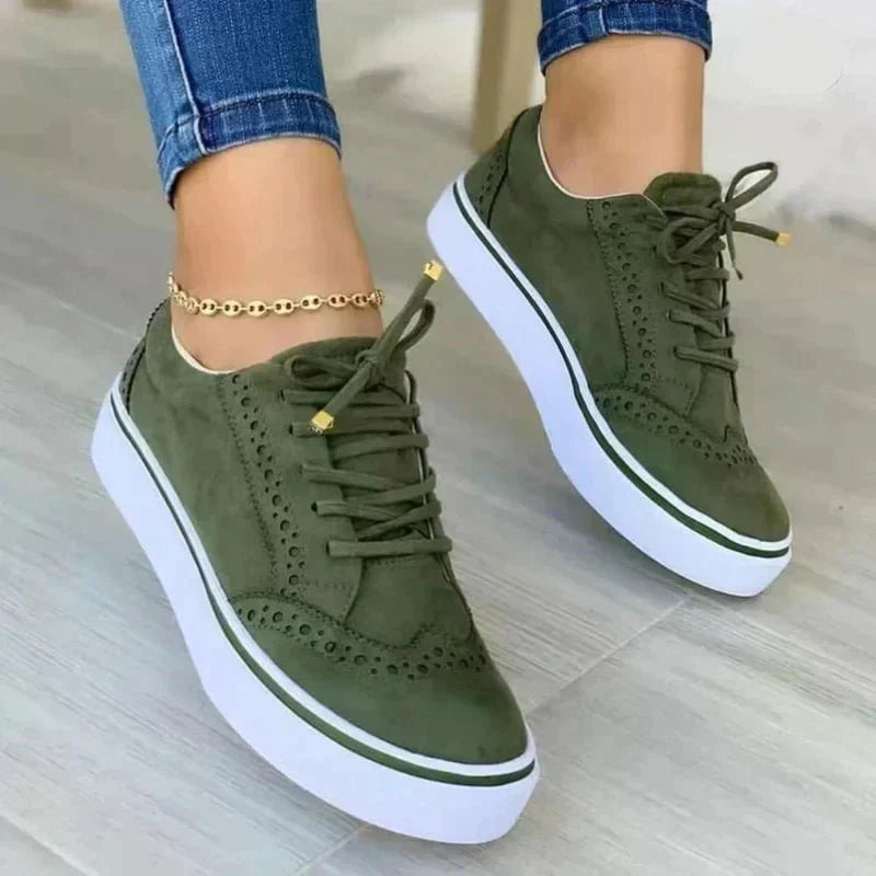 Delvïs | Baskets Plateforme Femme Style Brogue - Image 2