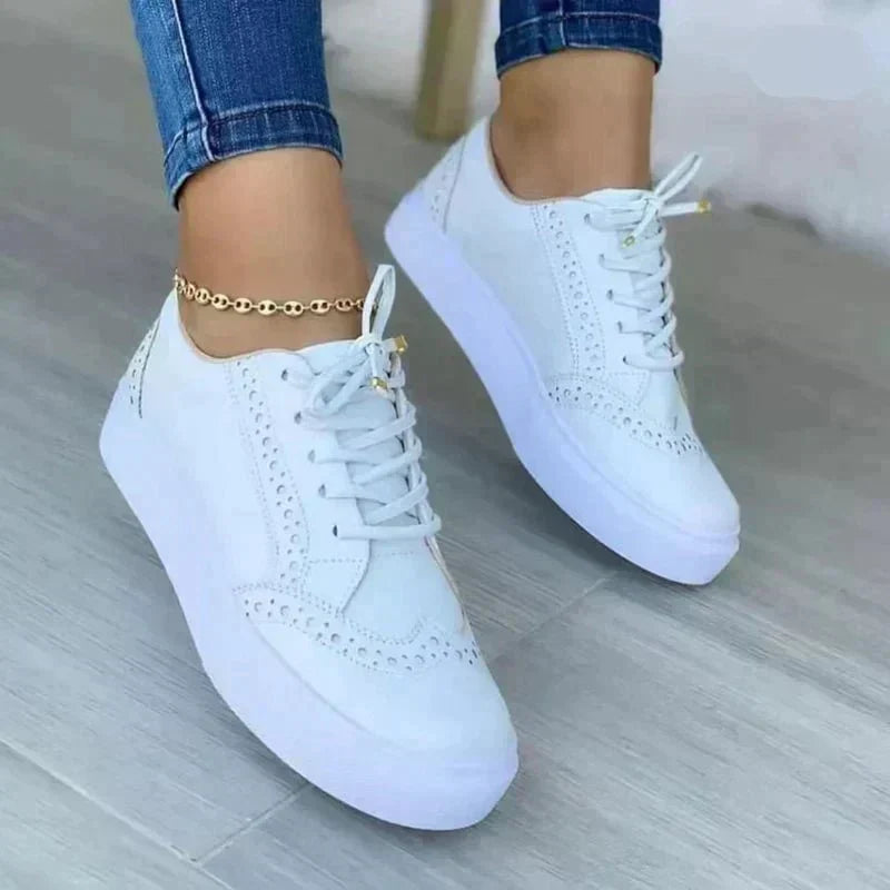 Delvïs | Baskets Plateforme Femme Style Brogue - Image 4