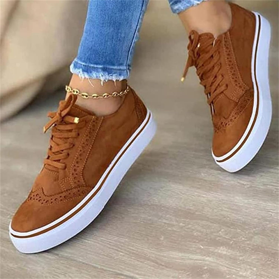 Delvïs | Baskets Plateforme Femme Style Brogue - Image 6