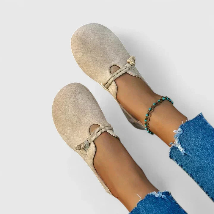 Délvïra | Femme Mocassins Plats à Lacet Tressé - Image 4