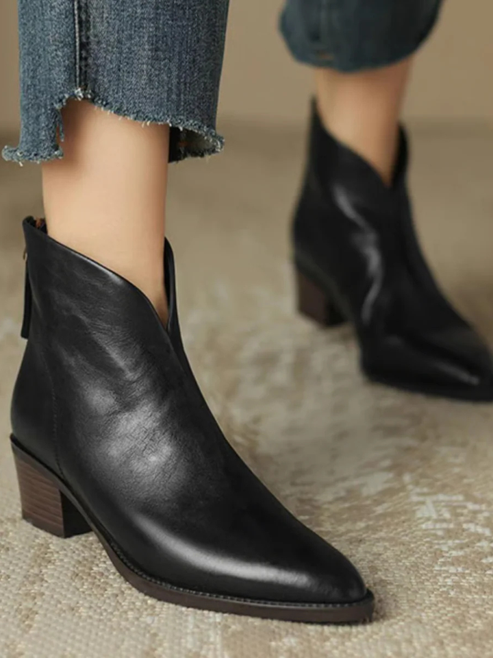 Dolvaine | Femme Bottines à Talon Bout Pointu - Image 1
