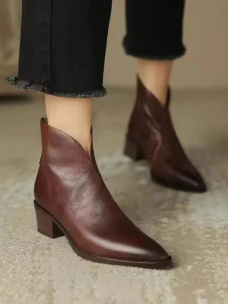 Dolvaine | Femme Bottines à Talon Bout Pointu - Image 2