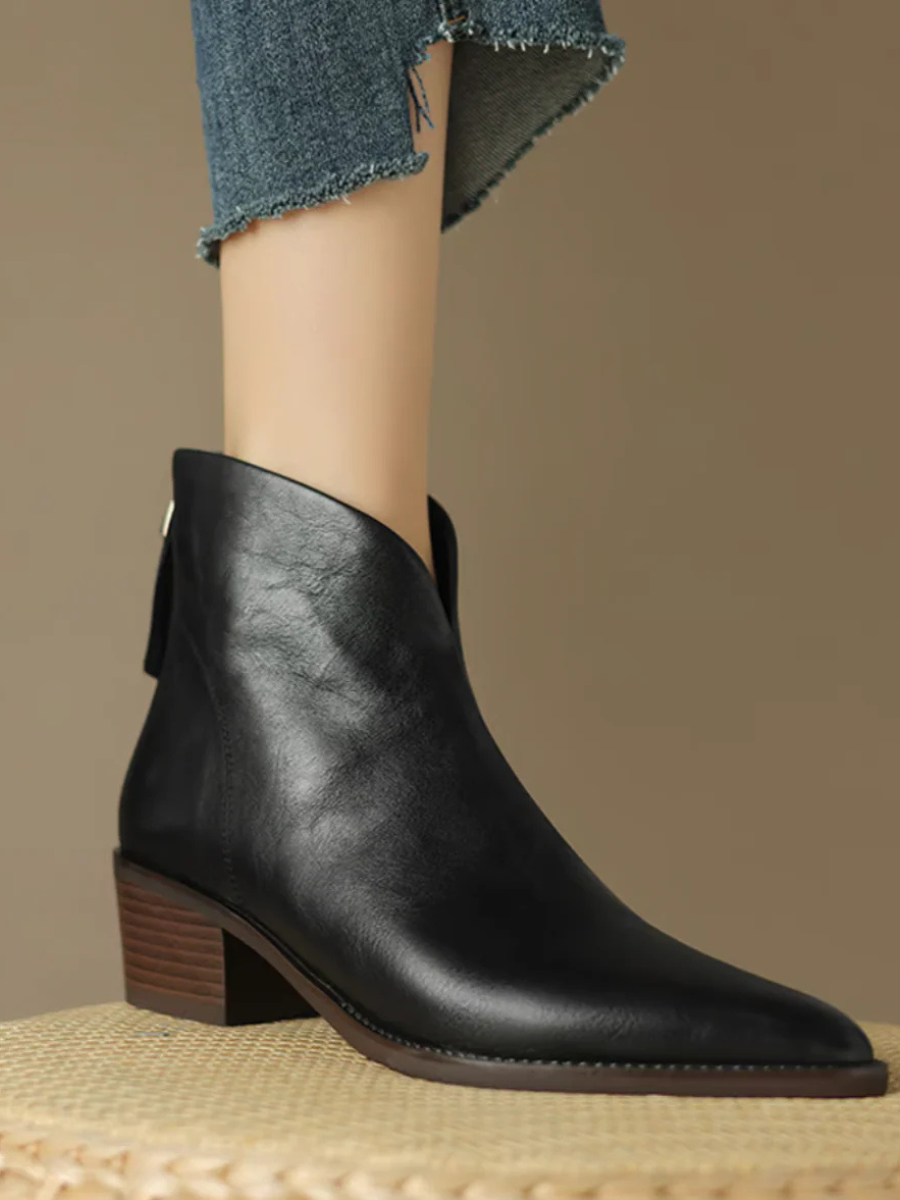 Dolvaine | Femme Bottines à Talon Bout Pointu - Image 3