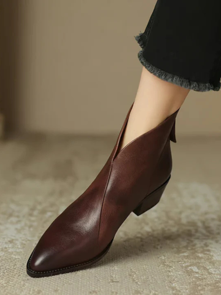 Dolvaine | Femme Bottines à Talon Bout Pointu - Image 4