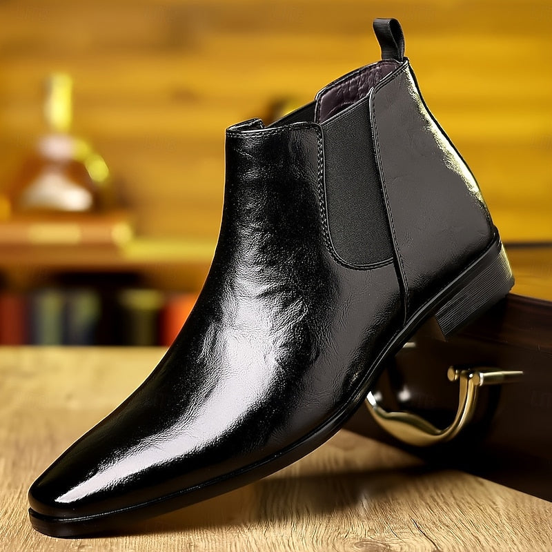Corvaine | Homme Chelsea Boot Pointu Sans Lacets — vue 2