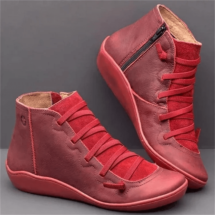 Orvane | Bottines Femme Lacets Croisés en Cuir - Image 3