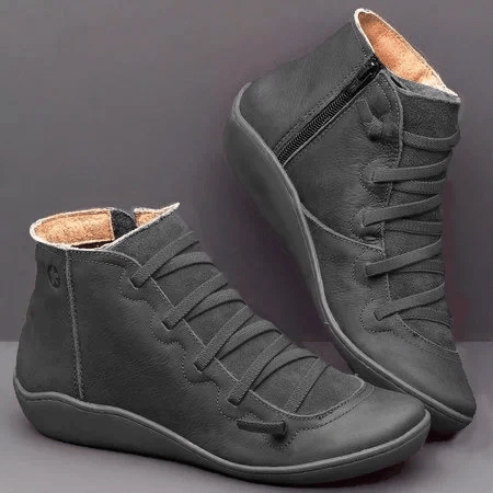 Orvane | Bottines Femme Lacets Croisés en Cuir - Image 2