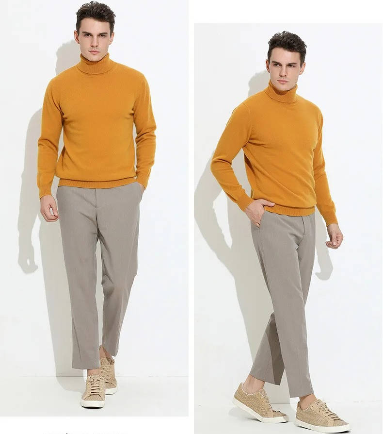 Orvand | Homme Pull Col Roulé Chaud Hiver