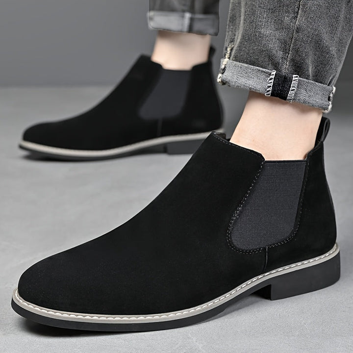 Dravand | Homme Chelsea Boots Suédé Bottines - Black - Image 2