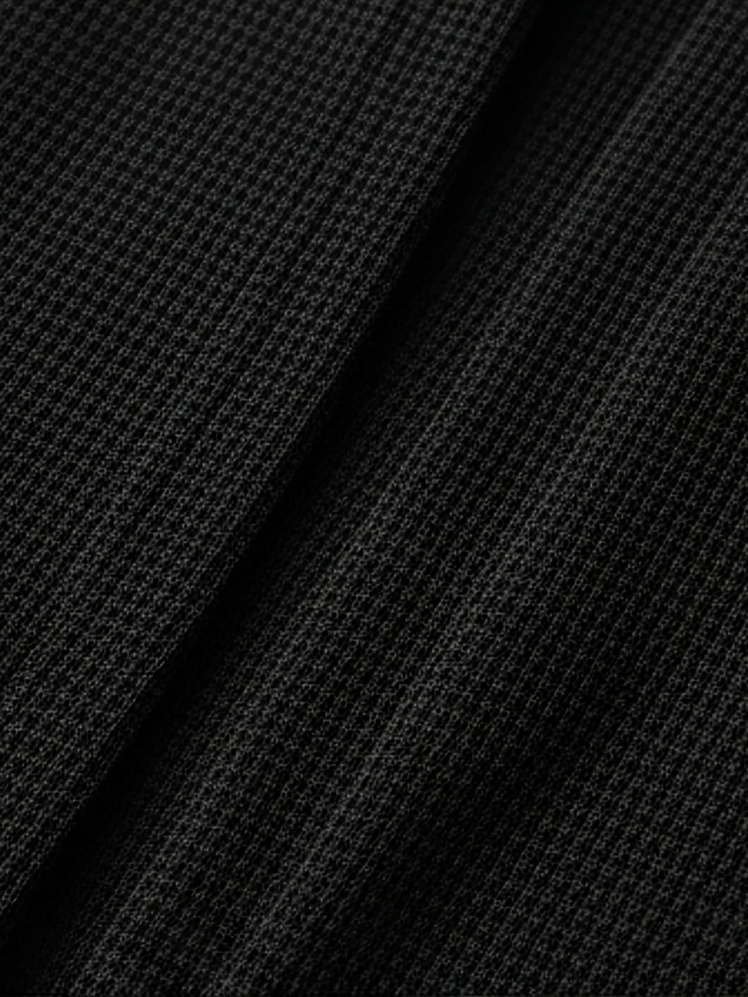 Dravhec | Homme Cardigan Ouvert Texturé Manches Longues - Black - Image 5