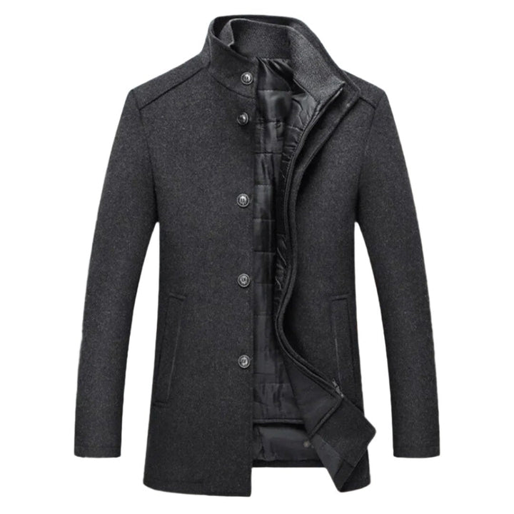 Dravhec | Homme Manteau Col Montant Doublure Hiver - Image 2