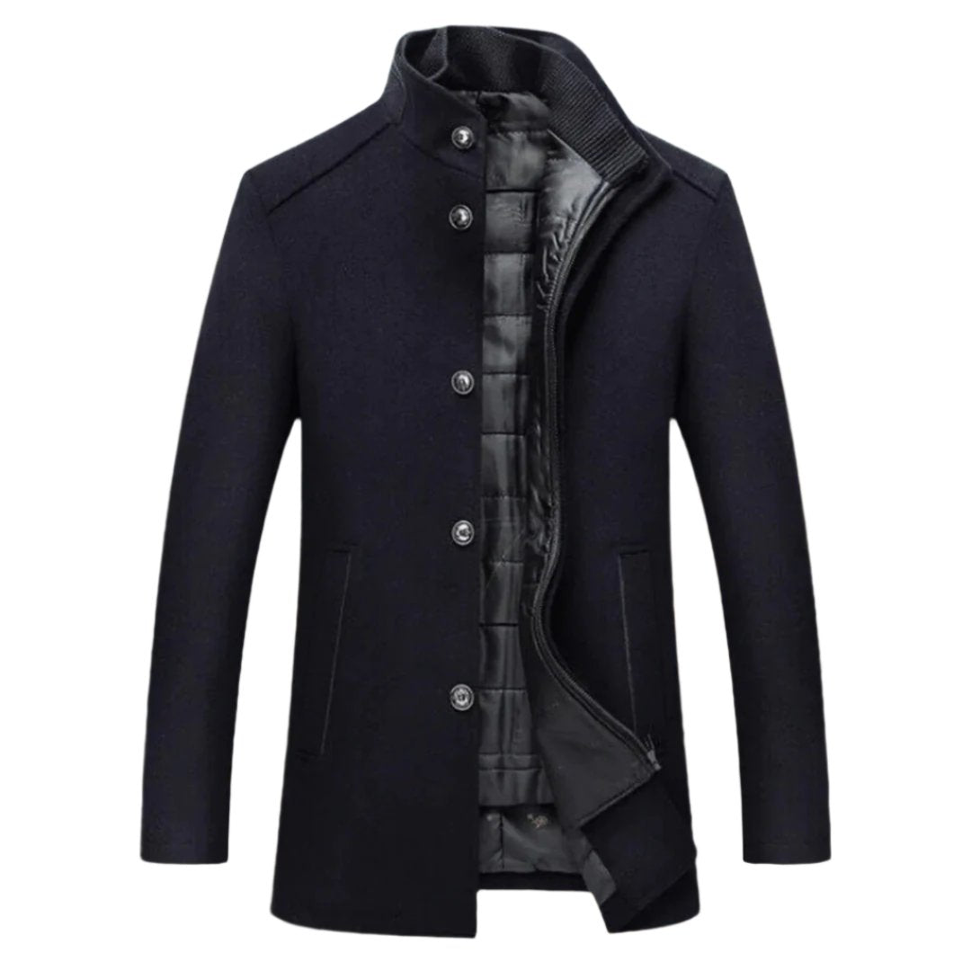 Dravhec | Homme Manteau Col Montant Doublure Hiver - Image 3