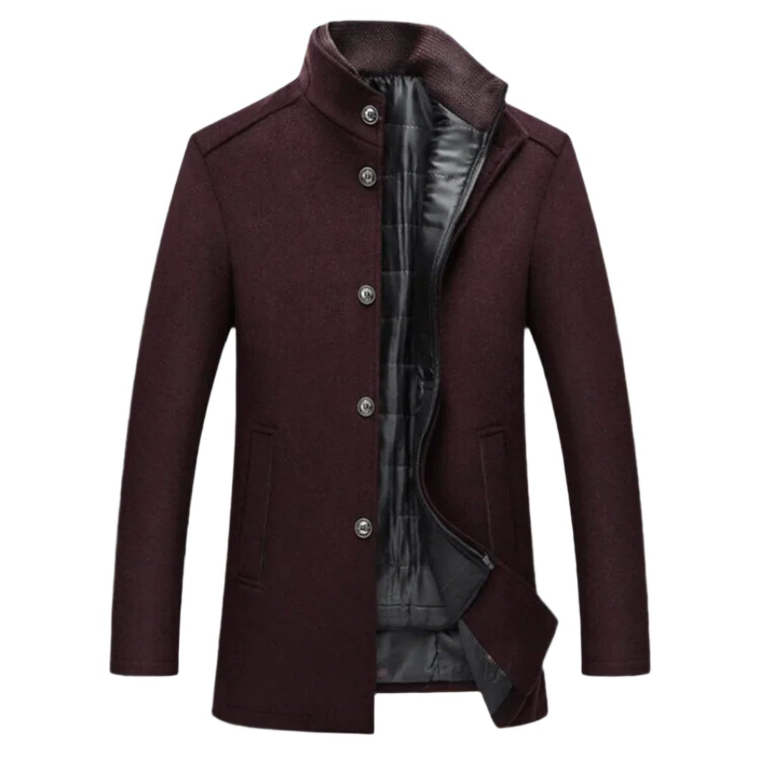 Dravhec | Homme Manteau Col Montant Doublure Hiver - Image 4