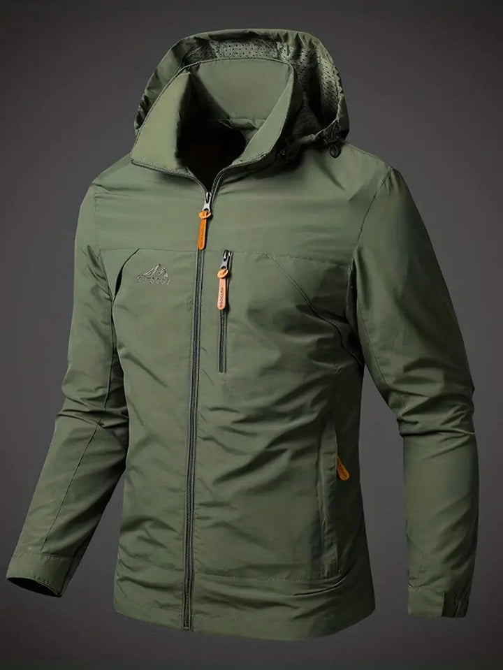 Dravhel | Homme Veste Imperméable Capuche Outdoor - Image 1