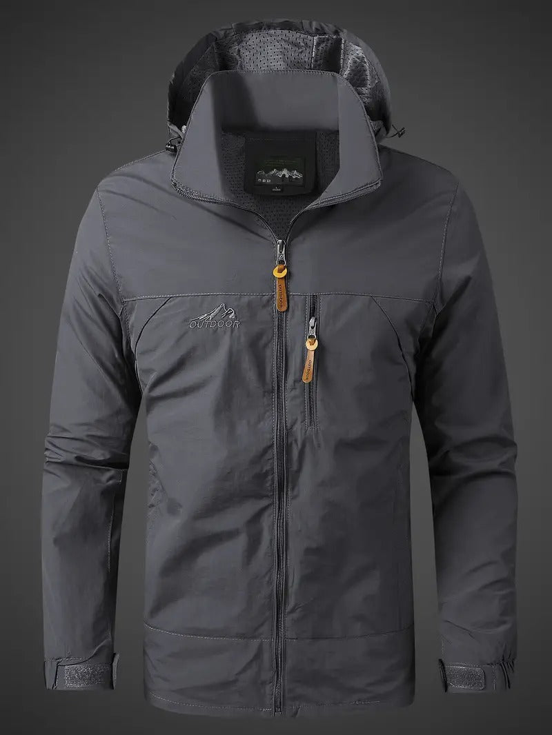 Dravhel | Homme Veste Imperméable Capuche Outdoor - Image 2