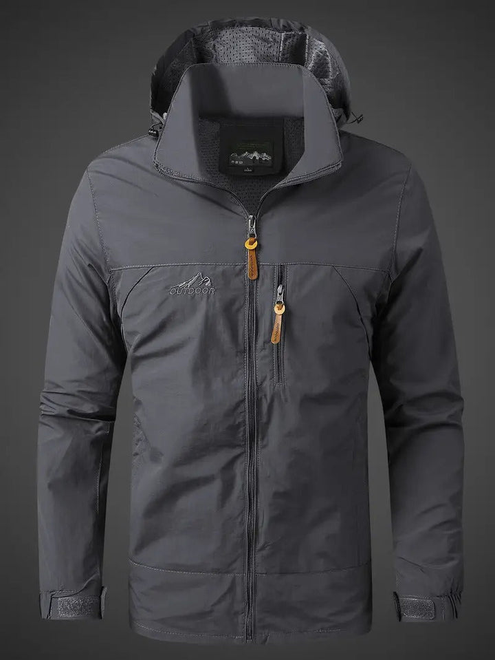Dravhel | Homme Veste Imperméable Capuche Outdoor - Image 2
