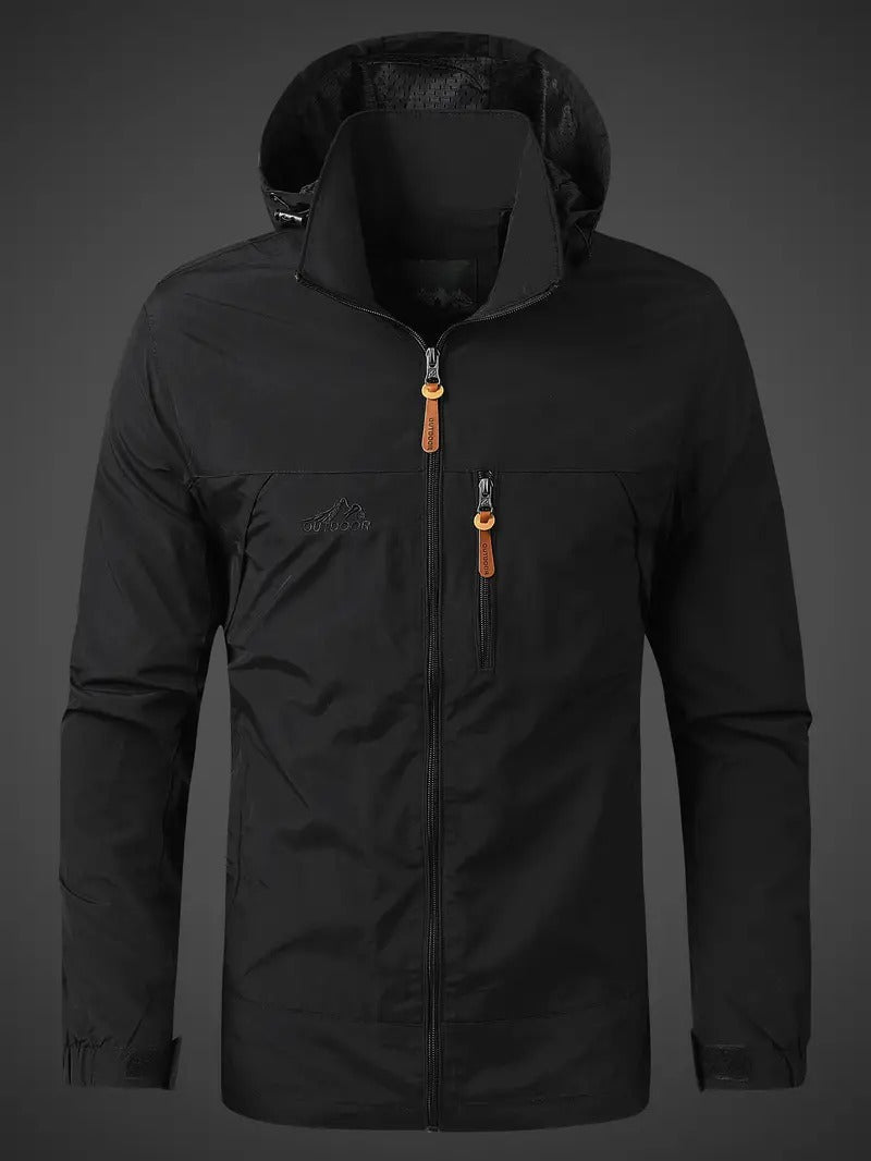 Dravhel | Homme Veste Imperméable Capuche Outdoor - Image 4