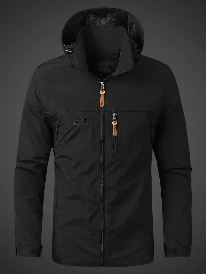 Dravhel | Homme Veste Imperméable Capuche Outdoor - Image 4
