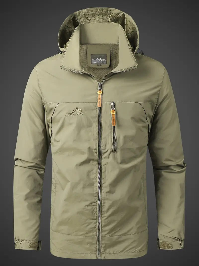 Dravhel | Homme Veste Imperméable Capuche Outdoor - Image 5