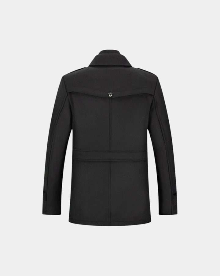 Dravholt | Homme Manteau Hiver Laine Boutonné - Image 7