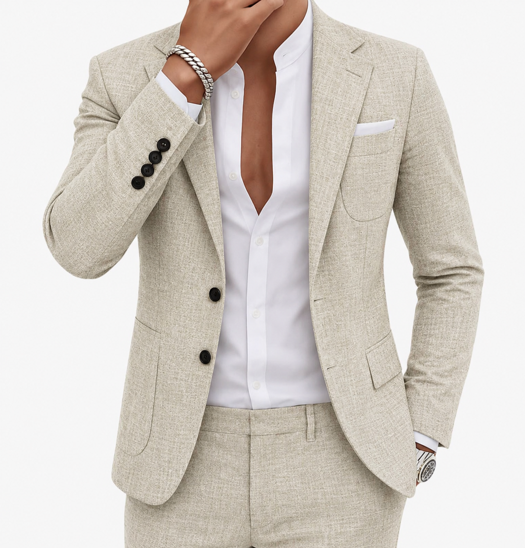 Dravhon | Homme Ensemble Deux Pièces Costume Blazer - Image 4