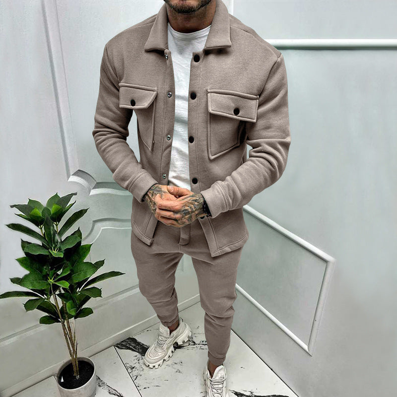Dravick | Homme Ensemble Deux Pièces Veste et Pantalon - Red - Image 10