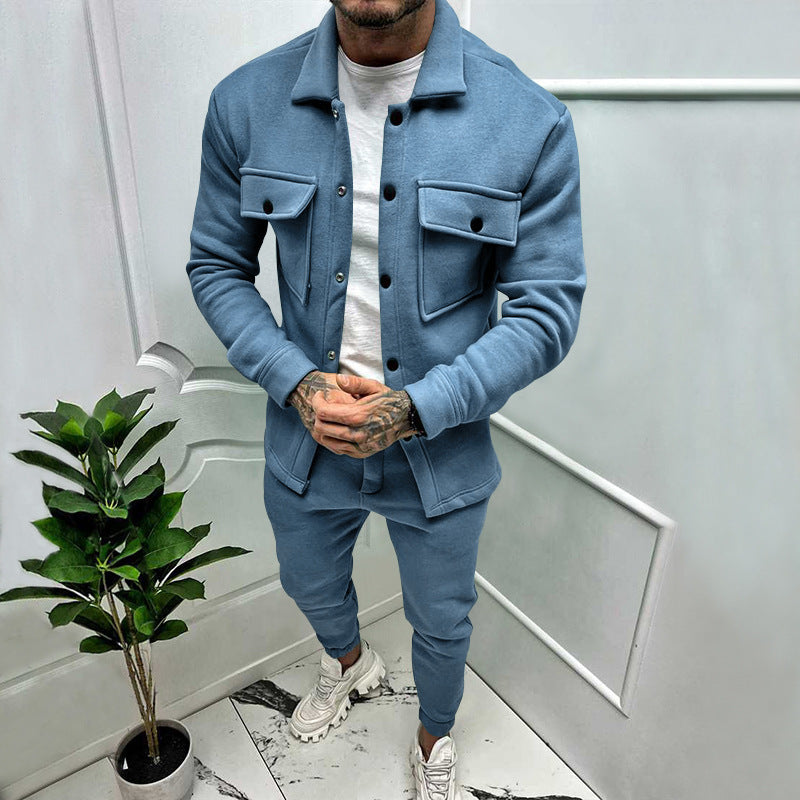 Dravick | Homme Ensemble Deux Pièces Veste et Pantalon - Red - Image 11