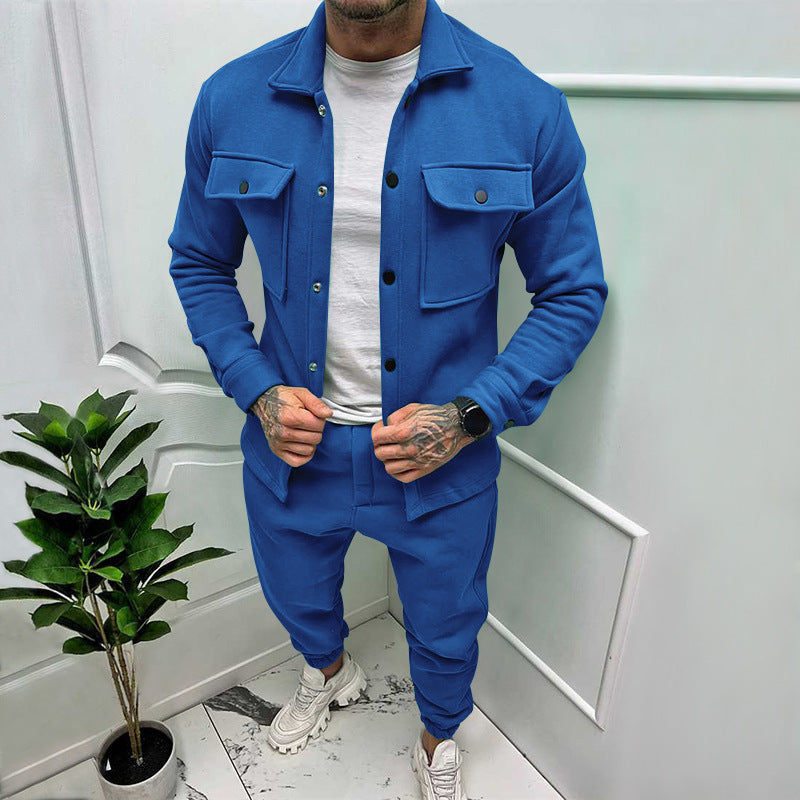 Dravick | Homme Ensemble Deux Pièces Veste et Pantalon - Red - Image 9